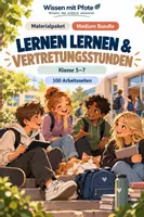 Vorschau - Arbeitsblätter - Materialpaket Selbstständig lernen & flexibel unterrichten | Medium Bundle Klasse 5–7 - Deckblatt