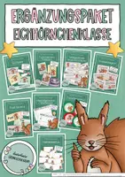 Vorschau - Poster - Ergänzendes Materialpaket für die Eichhörnchenklasse – Classroom Management & Klassenorganisation - Deckblatt
