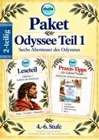 Vorschau - Unterrichtsreihen - PAKET: Odyssee 1 - LESEHEFT & PRAXISTIPPS - Deckblatt