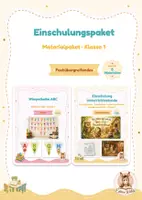 Vorschau - Arbeitsblätter - erster Schultag Klasse 1 - Deckblatt
