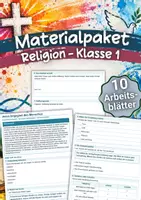 Vorschau - Arbeitsblätter - Materialpaket – Religion Klasse 1 – Arbeitsblätter - Deckblatt