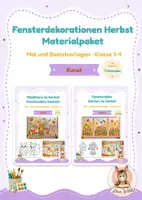 Vorschau - Mal- und Bastelvorlagen - Kunst Klasse 1 - Deckblatt