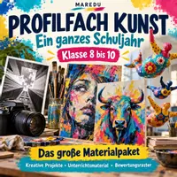 Vorschau - Arbeitsblätter - Profilfach Kunst - das rundum sorglos Paket - Deckblatt