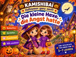 Vorschau - Bildkarten - Kamishibai-Paket | Halloween ganz sanft | 4 liebevolle Geschichten für Kinder - Deckblatt