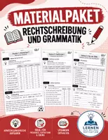 Vorschau - Arbeitsblätter - Materialpaket Rechtschreibung und Grammatik - Deckblatt