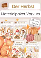 Vorschau - Spiele - Vorkurs - der Herbst - MATERIALPAKET - Deckblatt