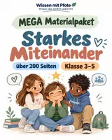 Vorschau - Arbeitsblätter - Materialpaket Kinderrechte, Sprache & starkes Miteinander | MEGA Bundle Klasse 3–5 - Deckblatt