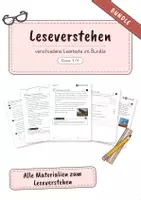 Vorschau - Arbeitsblätter - Leseverstehen trainieren (3/4) - Deckblatt