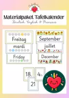 Vorschau - Poster - Materialpaket - Tafelkalender auf Deutsch, Englisch & Französisch - Deckblatt