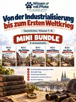 Vorschau - Arbeitsblätter - Vom Industriezeitalter zum Ersten Weltkrieg – Geschichte Klasse 8–9 | Mini Bundle - Deckblatt