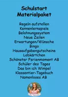 Vorschau - Arbeitsblätter - Schulstart Materialpaket - Deckblatt