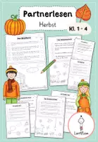 Vorschau - Arbeitsblätter - Lesen und Malen Herbst - Deckblatt