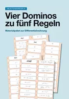 Vorschau - Spiele - Ableitungsregeln – Materialpaket mit vier Dominos zur Differentialrechnung - Deckblatt