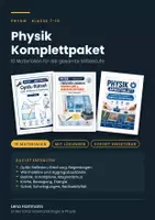 Vorschau - Stundenentwürfe - Physik Komplettpaket Klasse 7-10 mit Lösungen - Deckblatt