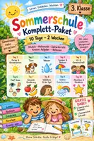 Vorschau - Arbeitsblätter - Sommerschule Komplett-Paket | 10 Tage – 2 Wochen | Deutsch, Mathematik & Sachunterricht | 3. Klasse - Deckblatt