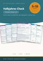 Vorschau - Test - Halbjahres-Check Mittelschule 5–10 - Komplettpaket - Deckblatt