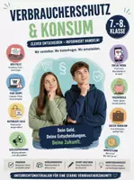 Vorschau - Stundenentwürfe - Verbraucherschutz & Konsum Klasse 7-8 – WiPo Bundle | Abzocke erkennen, clever mit Geld umgehen: Abo-Falle, Fake Shops, Ratenkauf, Werbung & mehr - Deckblatt