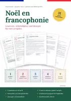 Vorschau - Arbeitsblätter - Weihnachten im Französischunterricht | Noël en francophonie | Lesetexte, Arbeitsblätter & Rezepte für Lernjahr 1–4 | Paket - Deckblatt
