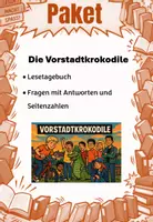 Vorschau - Unterrichtsreihen - Die Vorstadtkrokodile | Unterrichtsmaterial | Deutsch | | Materialpaket Klasse 5-8 | mit Lösungen - Deckblatt