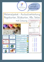 Vorschau - Spiele - Auslautverhärtung - Materialpaket 1 - Klasse 3-4 - Regelkarten, Bildkarten, Arbeitsblätter - Deckblatt