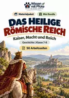 Vorschau - Arbeitsblätter - Materialpaket Das Heilige Römische Reich – Kaiser, Fürsten & Macht | Mini Bundle Klasse 7–8 - Deckblatt