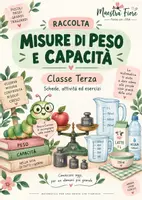 anteprima - Esercizi - Raccolta – Misure di peso e capacità | Classe Terza - Pagina di copertina