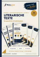 Vorschau - Arbeitsblätter - Literarische Texte – Kurzgeschichte & Gedichtanalyse | 42 Trainings zum HSA | Klasse 9 BW | Meilenschritt - Deckblatt