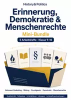 Vorschau - Arbeitsblätter - Demokratie & Menschenrechte Bundle Klasse 9–10 - Deckblatt