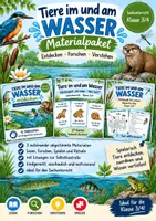 Vorschau - Unterrichtsreihen - Materialpaket Tiere im und am Wasser - Deckblatt