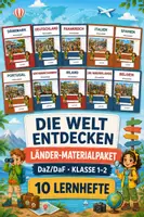 Vorschau - Arbeitsblätter - 10 Länder-Wimmelbild-Lernhefte DaZ/DaF: Europa - Deckblatt