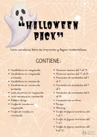 Vista previa - Juegos / Gamificación - HALLOWEEN PACK 20 recursos (letra ligada - Portada