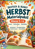 Vorschau - Arbeitsblätter - Herbst Deutsch Kunst Englisch - Deckblatt