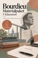 Vorschau - Arbeitsblätter - Bourdieu – 5 materialgebundene Klausuren mit Erwartungshorizont | Pädagogik Q1/Q2 - Deckblatt