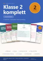Vorschau - Arbeitsblätter - Klasse 2 Grundschule - Komplettpaket Mathematik, Deutsch & HSU - Deckblatt