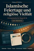 Vorschau - Arbeitsblätter - Islamische Feiertage und religiöse Vielfalt – Klasse 9–10 - Deckblatt