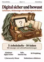 Vorschau - Arbeitsblätter - Medienbildung 5 Arbeitshefte Klasse 5–6 - Deckblatt