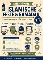 Vorschau - Arbeitsblätter - Islamische Feste & Ramadan Bundle Klasse 7–8 - Deckblatt