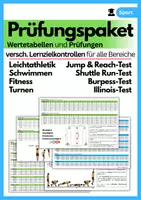 Vorschau - Arbeitsblätter - Prüfungspaket für den Sportunterricht - Deckblatt