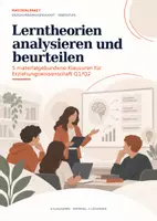 Vorschau - Arbeitsblätter - Lerntheorien analysieren & beurteilen | 5 Klausuren Pädagogik Q1/Q2 - Deckblatt