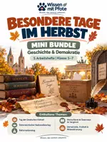 Vorschau - Arbeitsblätter - Besondere Tage im Herbst – Mini Bundle | Klasse 5–7 - Deckblatt