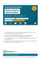 Vorschau - Stundenentwürfe - Referendariat Unterrichtsbesuch Sparpaket - Deckblatt