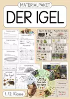 Vorschau - Unterrichtsreihen - Igel Klasse 1 & 2 - Deckblatt