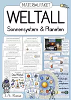 Vorschau - Unterrichtsreihen - Weltall, Sonnensystem & Planeten - Deckblatt