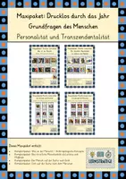 Vorschau - Stundenentwürfe - Maxipaket: Drucklos durch das Jahr - Personalität und Transzendentalität - Deckblatt