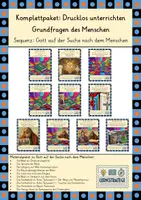 Vorschau - Stundenentwürfe - Komplettpaket: Gott auf der Suche nach dem Menschen - Bibel und Gottesbild - Deckblatt