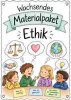 Vorschau - Unterrichtsreihen - Wachsendes Materialpaket Ethik Klasse 3-4 - Deckblatt