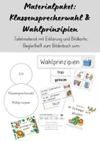 Vorschau - Präsentationen/Tafelbilder - Materialpaket Klassensprecherwahl & Wahlprinzipien - Deckblatt