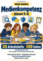 Vorschau - Arbeitsblätter - Medienkompetenz Materialpaket Klasse 5–6 - Deckblatt
