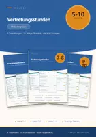Vorschau - Arbeitsblätter - Vertretungsstunden Englisch Klasse 5-10 - Deckblatt