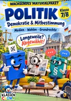 Vorschau - Arbeitsblätter - Demokratie Materialpaket Klasse 7 8 - Deckblatt